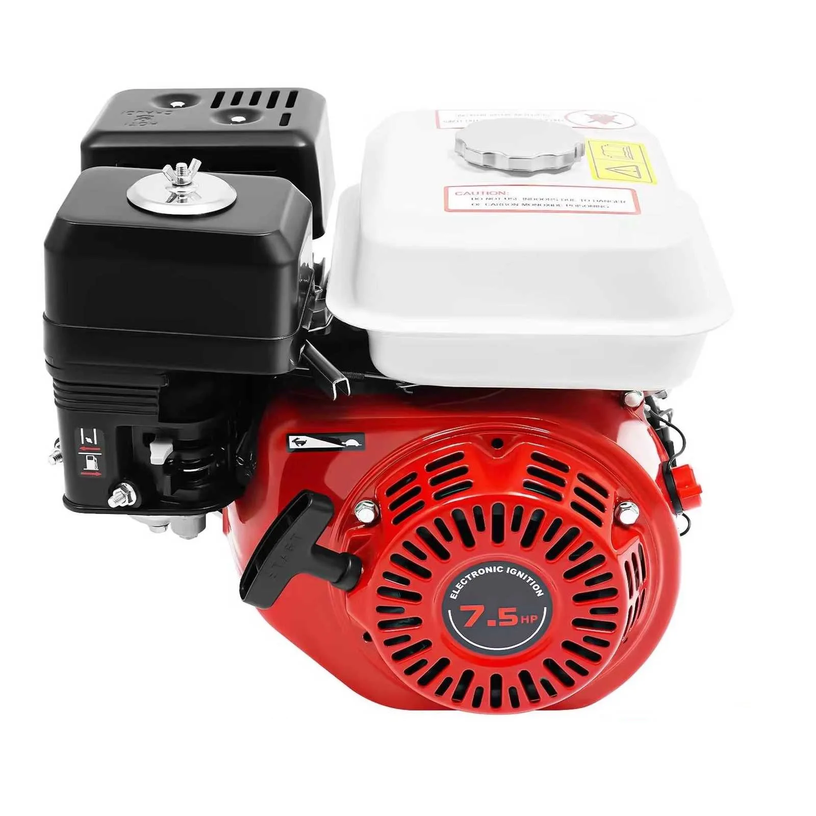 Motor de gasolina de 4 tiempos de 7,5 HP, motor de gasolina de refrigeración por aire 212CC 3KW OHV, motor de gasolina Go Kart para generador de bomba de agua, eje de 20mm