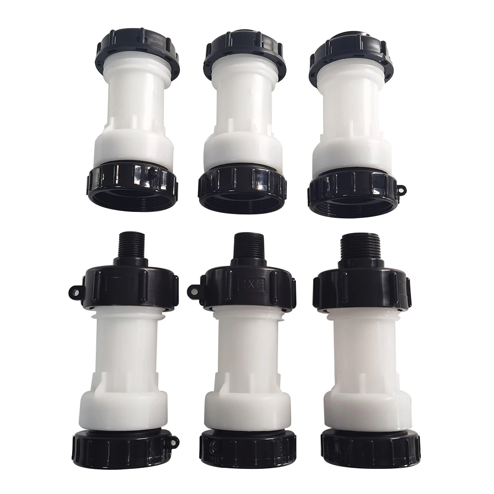 Car washing tools IBC S60*6 Water tank outlet joint Water tank faucet adapter Extension tube set Garden water pipe fittings