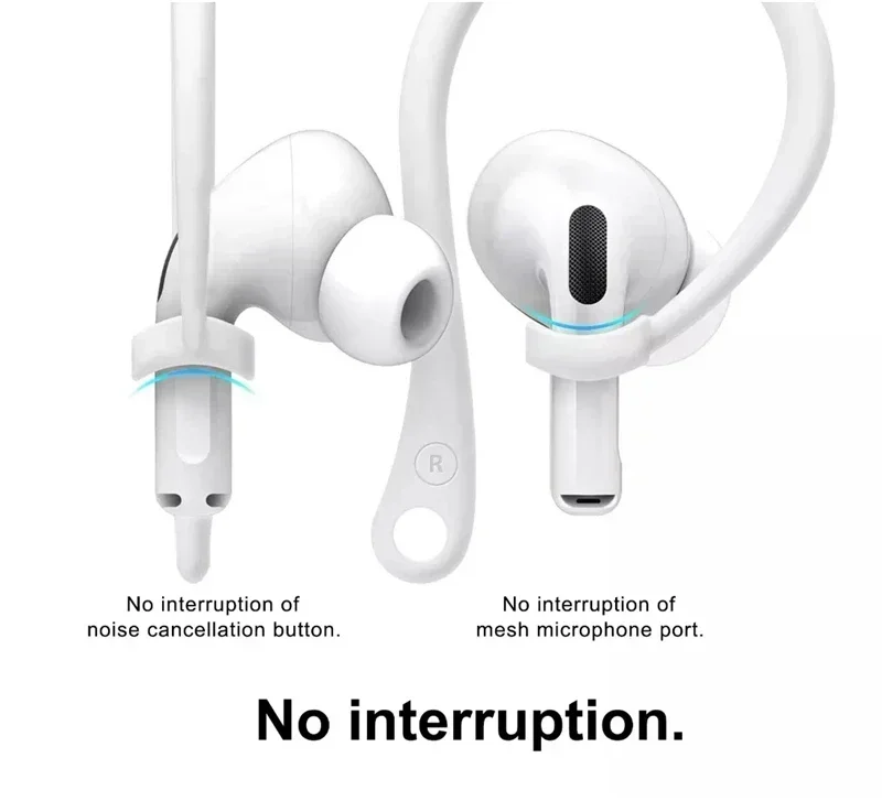 Soft Silikon Anti Lost Hook Kopfhörer für Apple Airpods 1 2 3 Air Pods Pro Bluetooth Wireless Kopfhörer Ohrhörer Ohr stöpsel Gurt