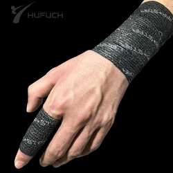 Cinta de pulgar para levantamiento de pesas, gancho de entrenamiento de fuerza, cinta de agarre para protección de codo Crossfit