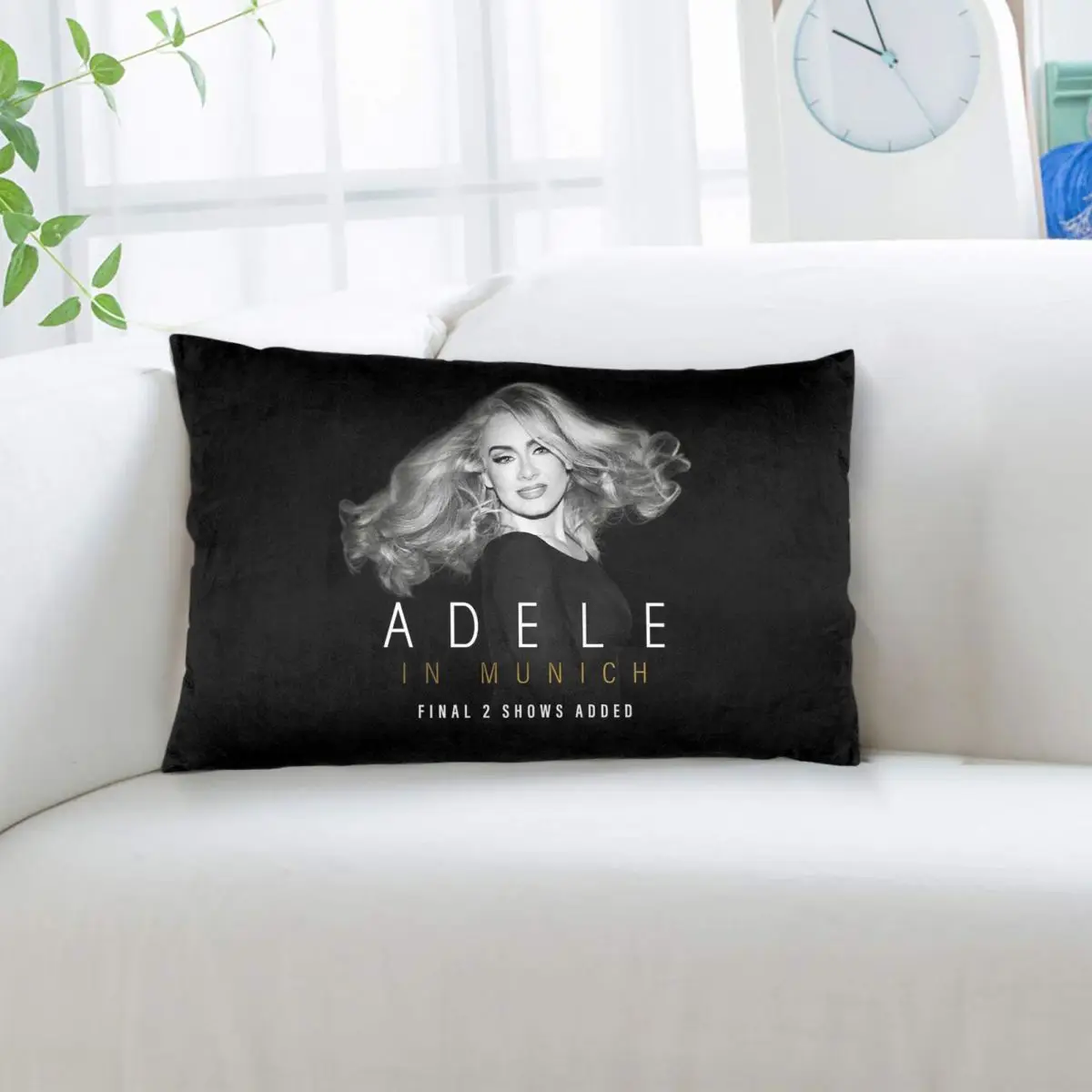 Cool Singer Adele Tour 2024 Music Album Rectangle Pillowcase Cushion Cover Decor Bedroom Bed Home Comfort Throw Pillow