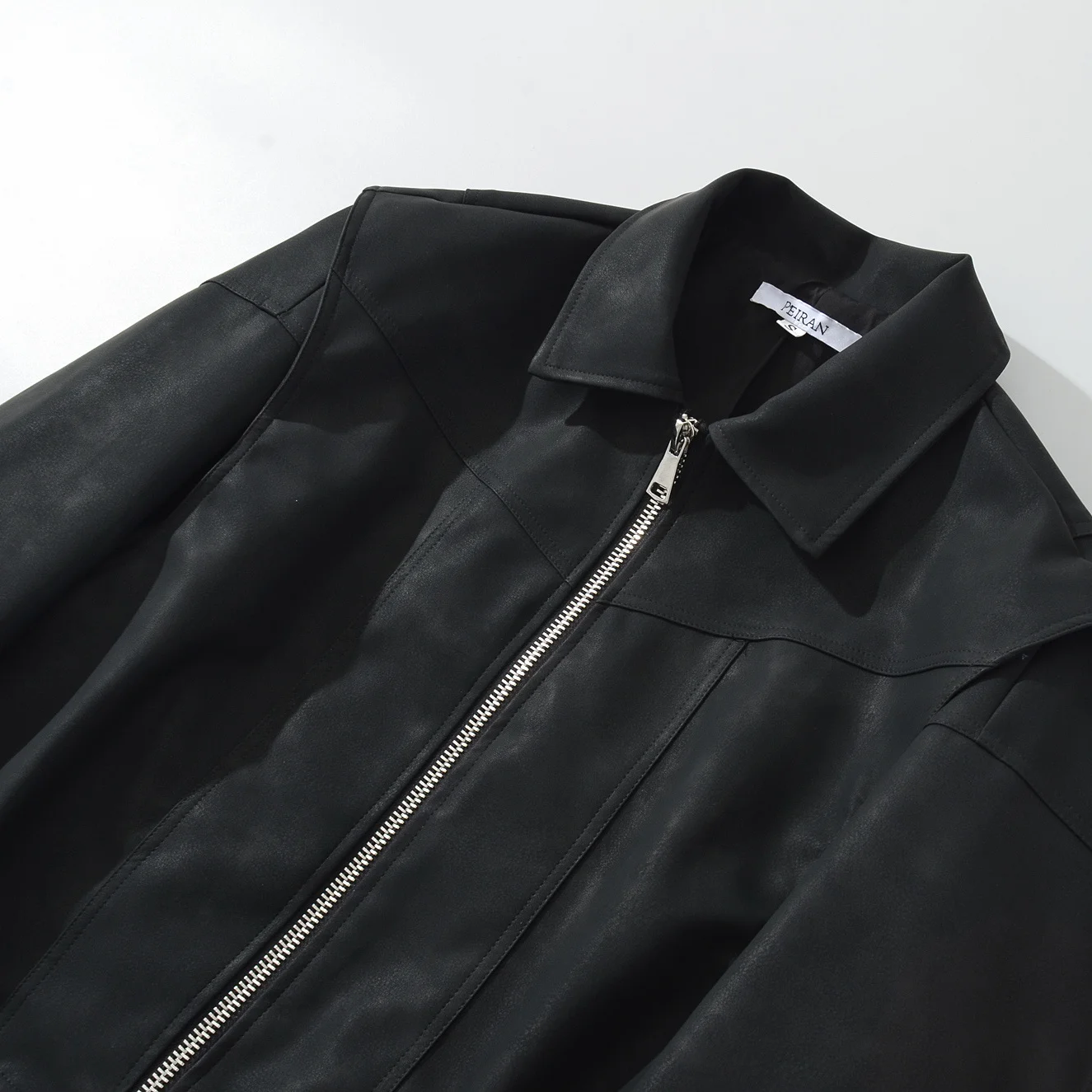 Faionable Bomber Sle Leather Jaet Or Capispalla da donna Autunno Nuovo arrivo Versatile Semplice Ele Fibra di poliestere