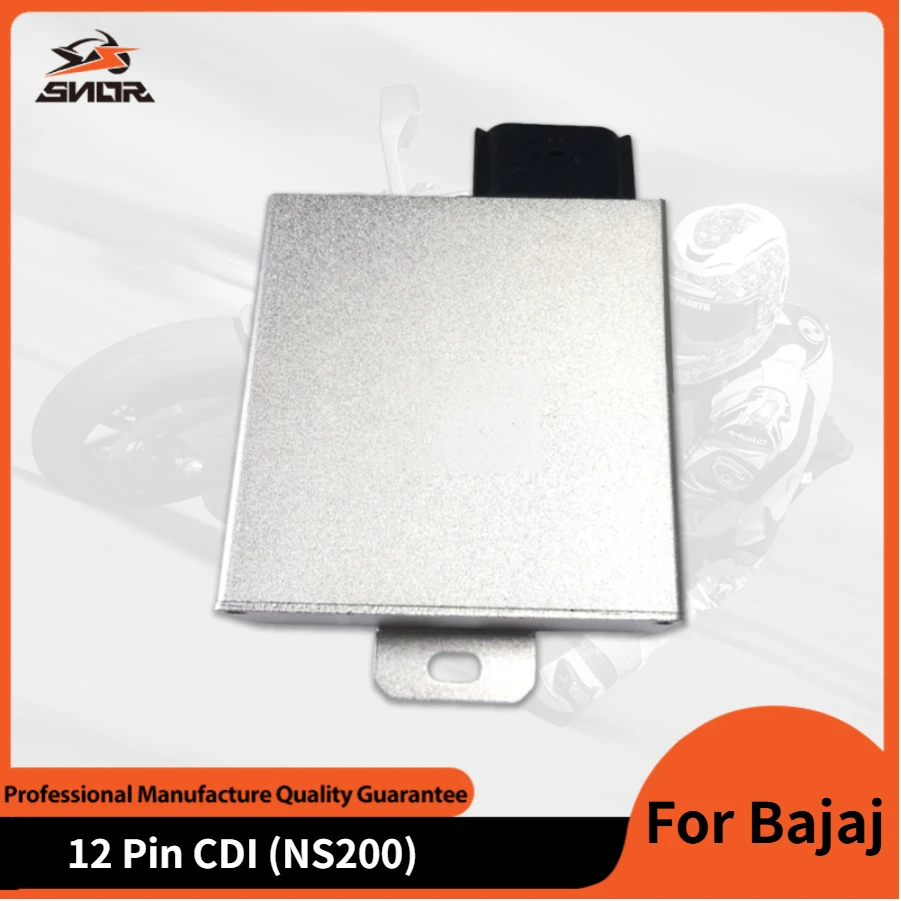 

SNOR для мотоцикла Bajaj Pulsar NS200, 12-контактный Ac CDI, алюминиевый ящик, регулируемый блок воспламенителя, регулируемая система CDI Racing NS V6i2