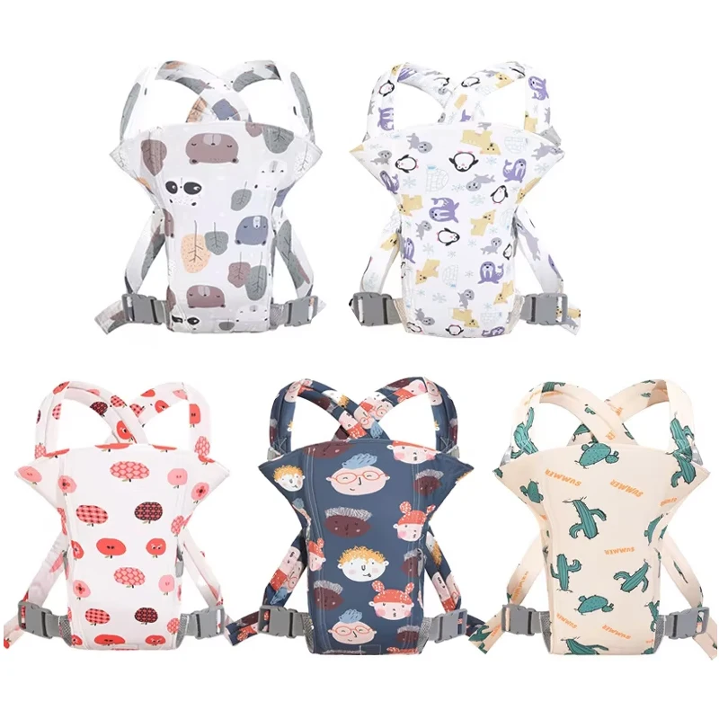 

Детский слинг с героями мультфильмов, рюкзак-кенгуру для новорожденных, дышащие многофункциональные эргономичные переноски для младенцев