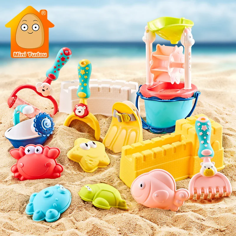 Beach Toys For Kids Baby Summer Sandbox Shovels Snow Set  Play Sand Seaside Water Pool Game Early Educational For Children Gift