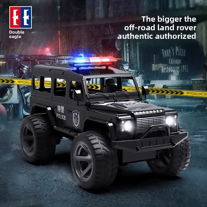 

Double E E363-001 RC Специальная полицейская альпинистская машина Детские игрушки 1/14 Большая шкала с дистанционным управлением SWAT Автомобиль со светодиодной подсветкой Подарок для мальчика