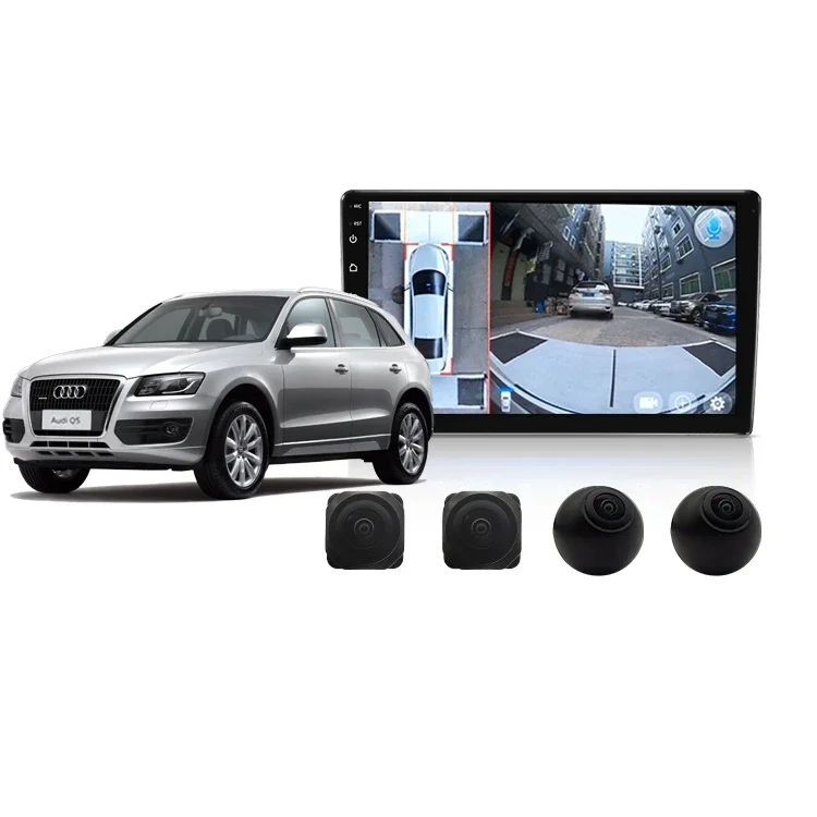 360 car camera 1080p Universal Surround View Car Camera degree Panoramic left right front rear Cameras For Car GPS