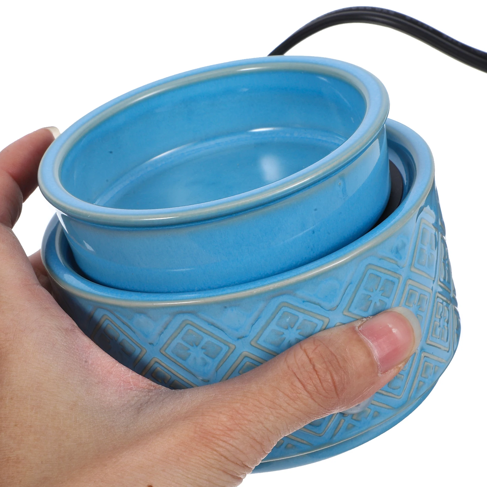 

Ceramic Wax Melt Warmer Electric 2-in-1 Fragrance Melter for Living Room Bedroom Office Jar Us Plug Ceramic Wax Warmer