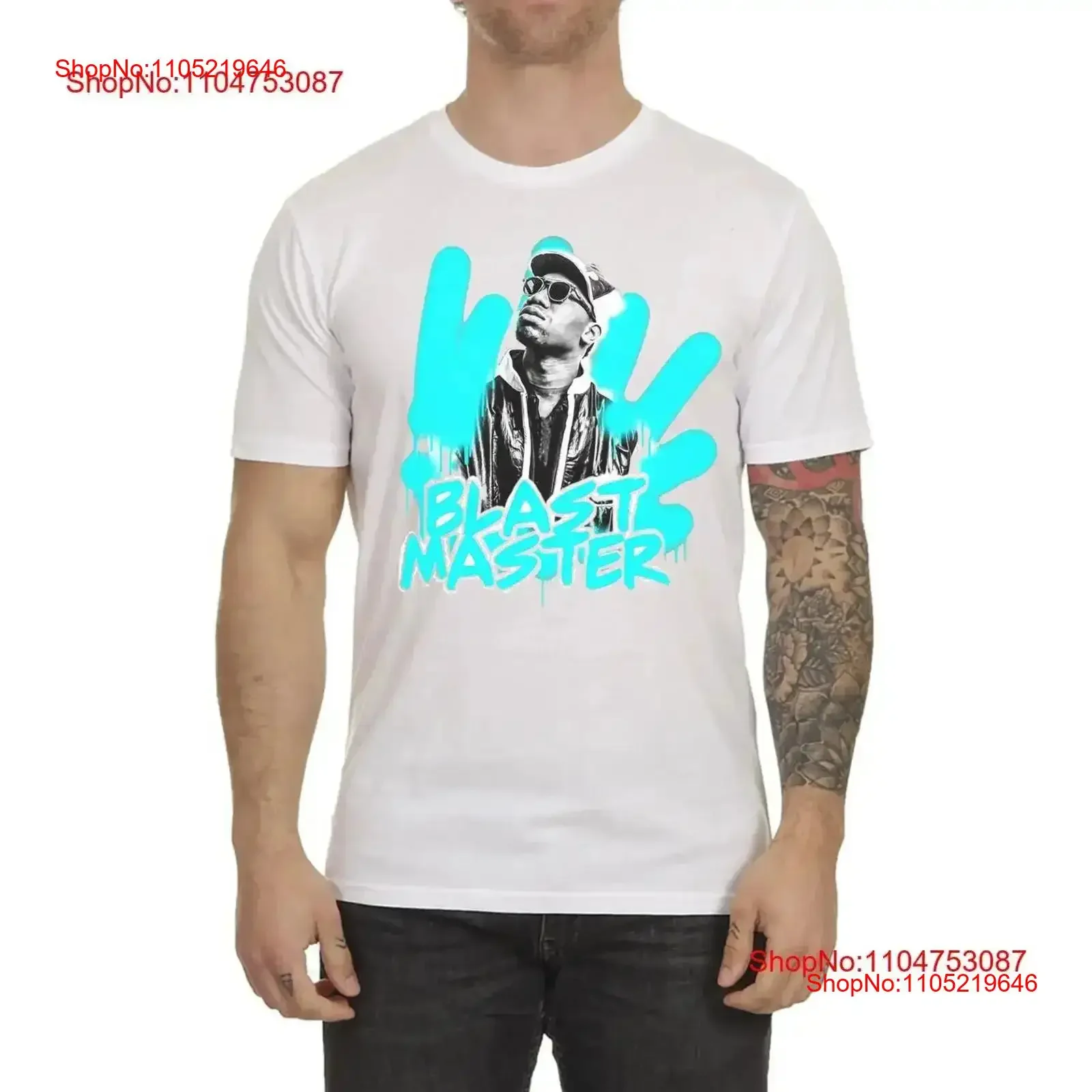 Blast master krs one t-shirt hip hop classique légende du rap bdp connaissance vintage lavé streetwear polyvalent mode homme décontracté