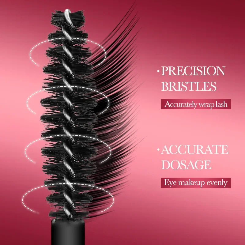 Black Mascara Eyelashes Mascara 4D Silky Eyelashes Lengthening Eyelashes Makeup Waterproof Mascara Volume Eye Cosmetics