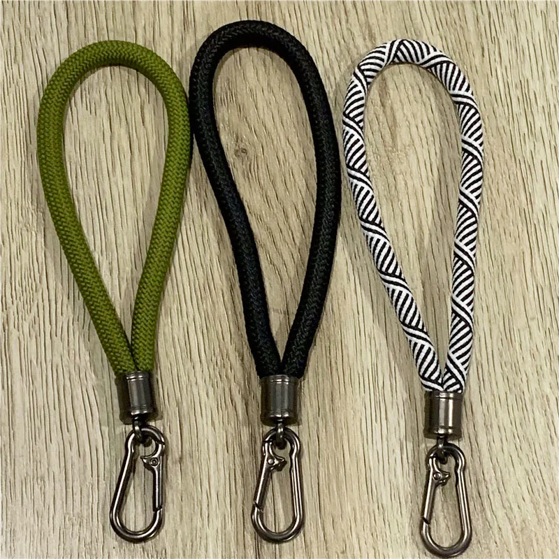 Universal Woven Phone Lanyard Personalized Wrist Strap Short Mobile Phone Rope Security Wristband Portable Anti-lost Phone Chain