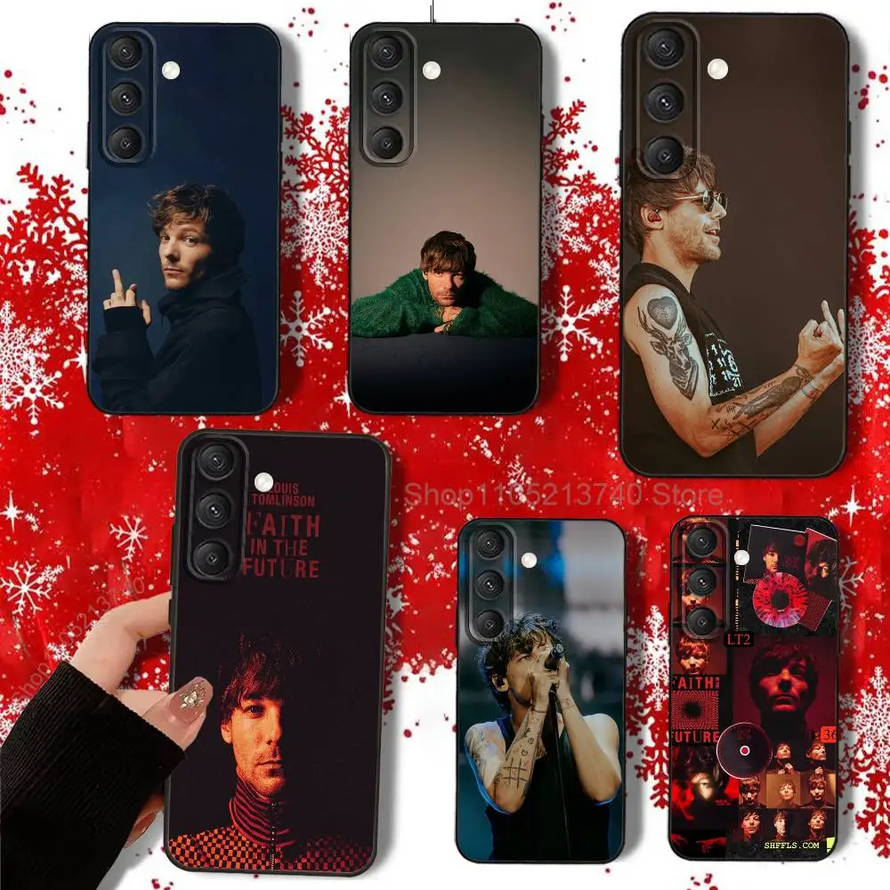 

T-Tomlinson L-LouisS William For Samsung S22,S24,S25,S23,S20,S30,S21,Ultra,4G，Plus,5G,Fe,Lite black Allover print Phone Case