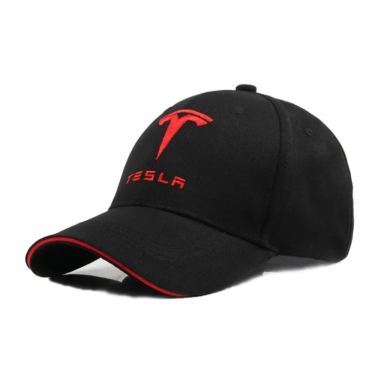 Four Seasons Casual for Tesla Baseball Caps Embroidery Men Women Racing Snapback Sun Hat Outdoor Sport Running Adjustable Gift