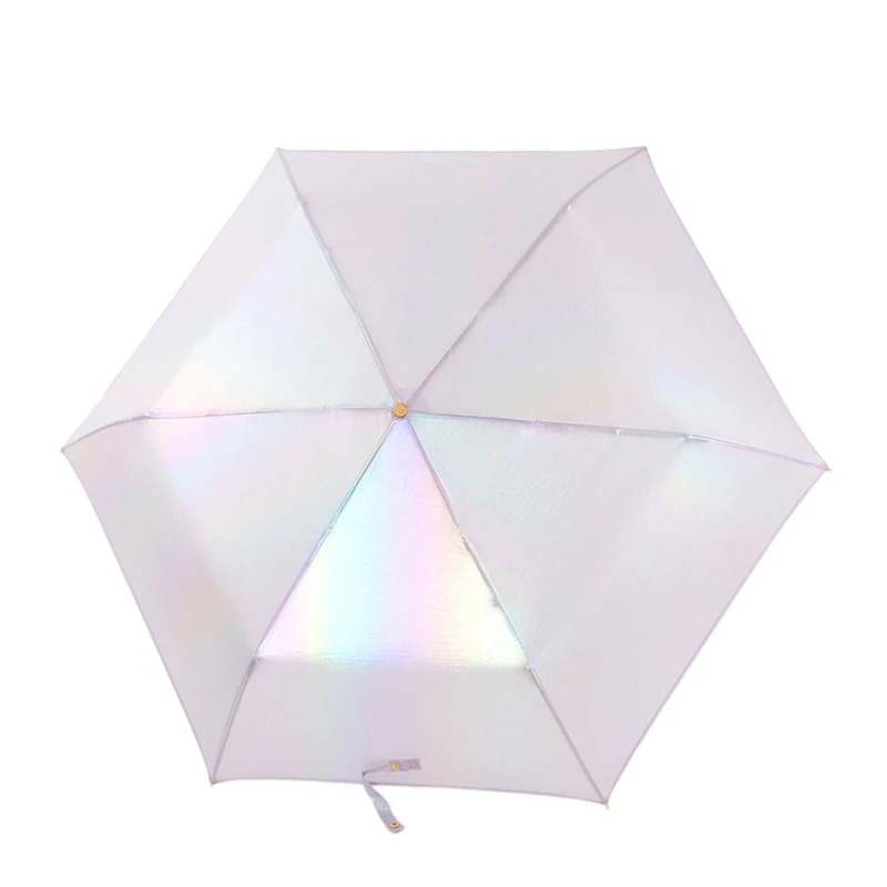 

Waterproof Nylon Rain Umbrella AntiWind Structure Curved Comfort Handle