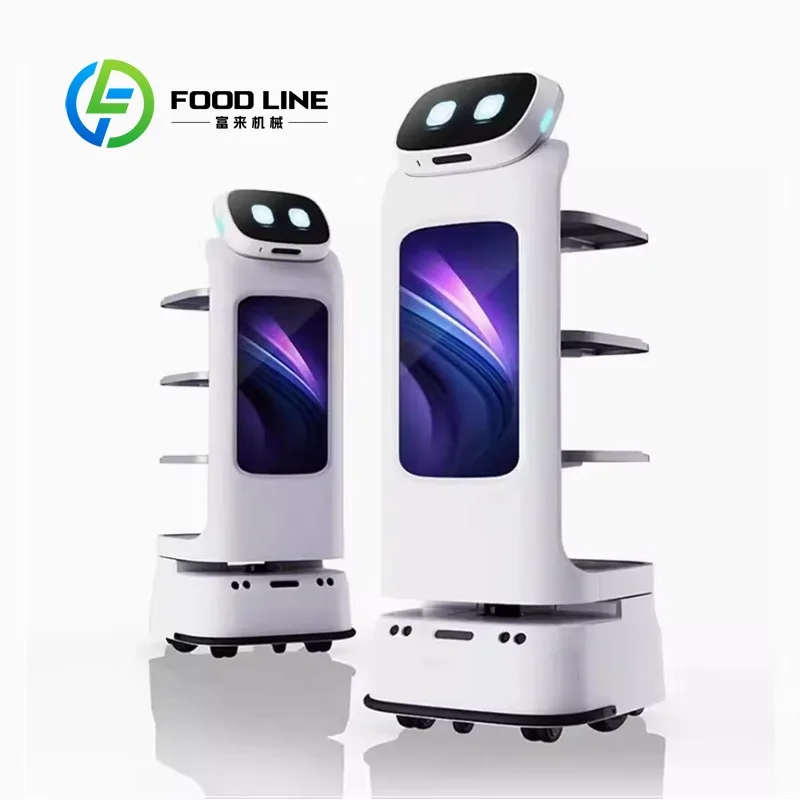 مخصص ذكي المحمول روبوت مطعم فندق خدمة التوصيل النادل روبوت