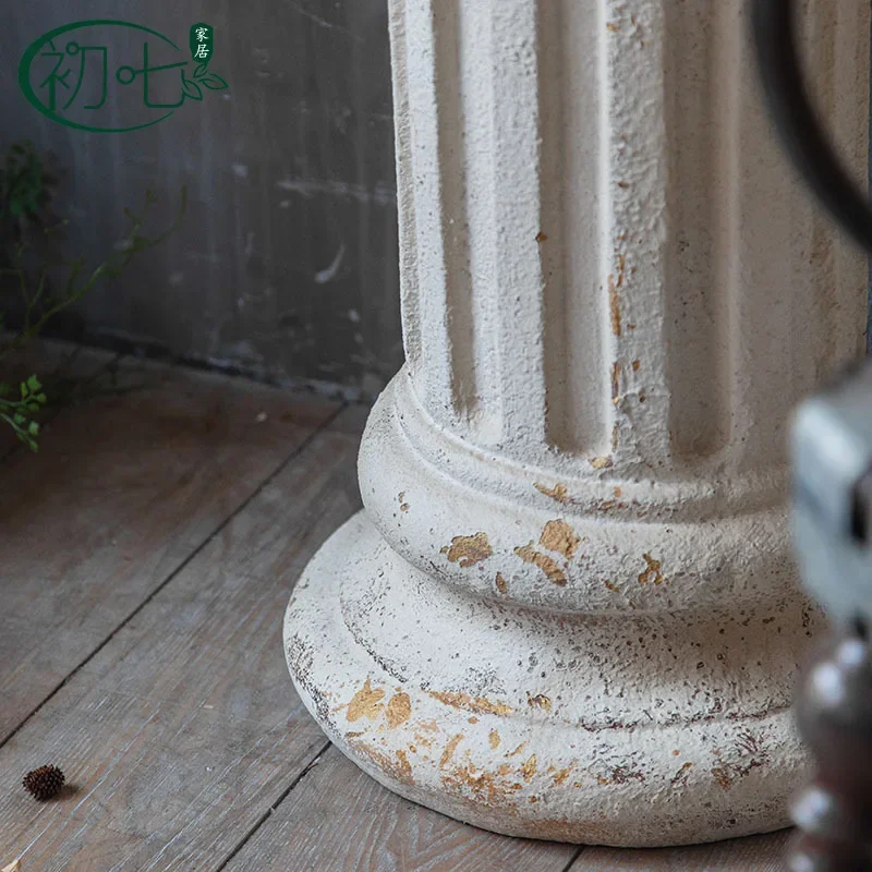 American retro old wedding props, Roman column homestay living room garden balcony ornament