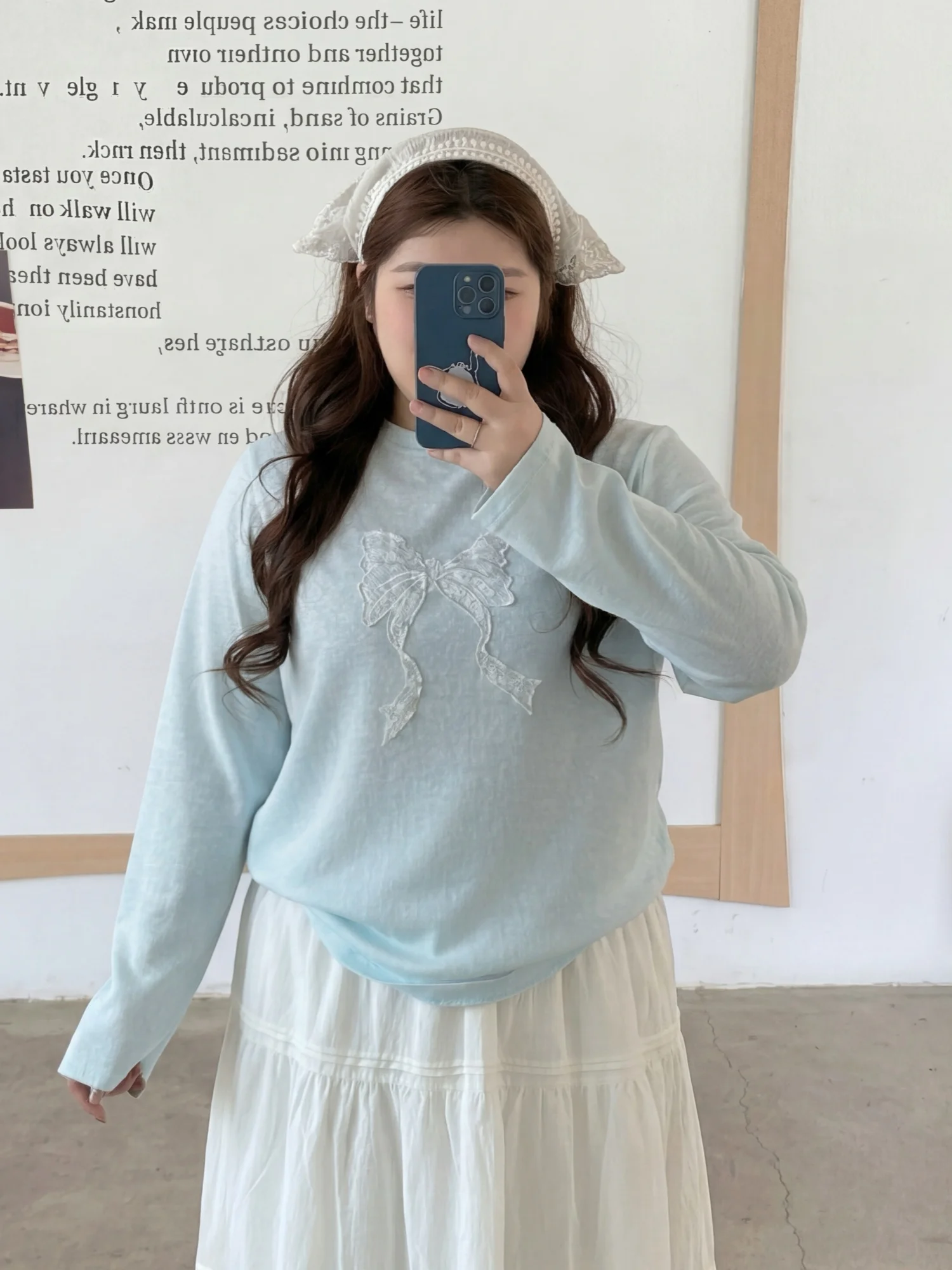 

Весенняя коллекция: Женская футболка с длинным рукавом и круглым вырезом, больших размеров, базовый слой, с узлом, стройнящий эффект, для повседневной носки, хлопок...