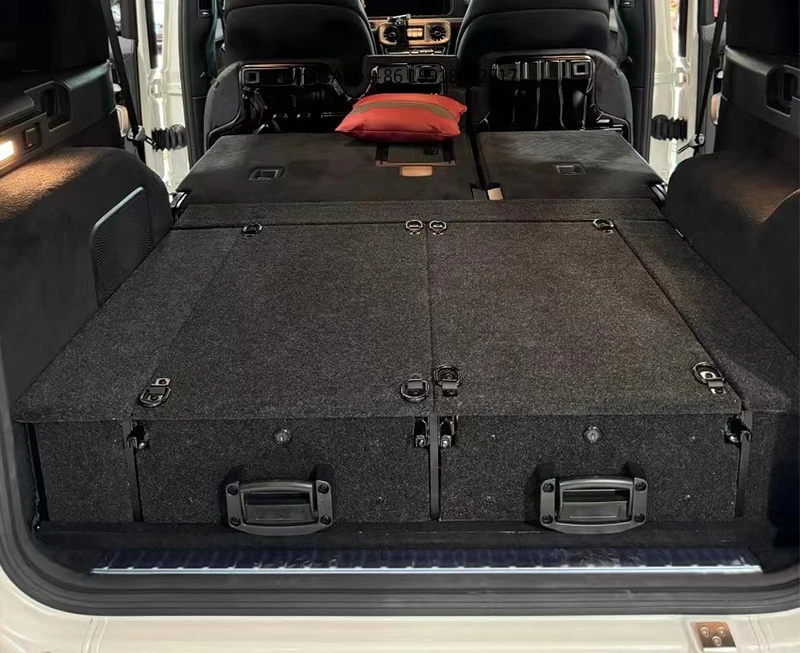 

For Benz G-class Trunk Storage Box The Rear Seat Can Be Laid Flat 2019-2025 Interior Storage Box G Class Car Tennis Storage Box