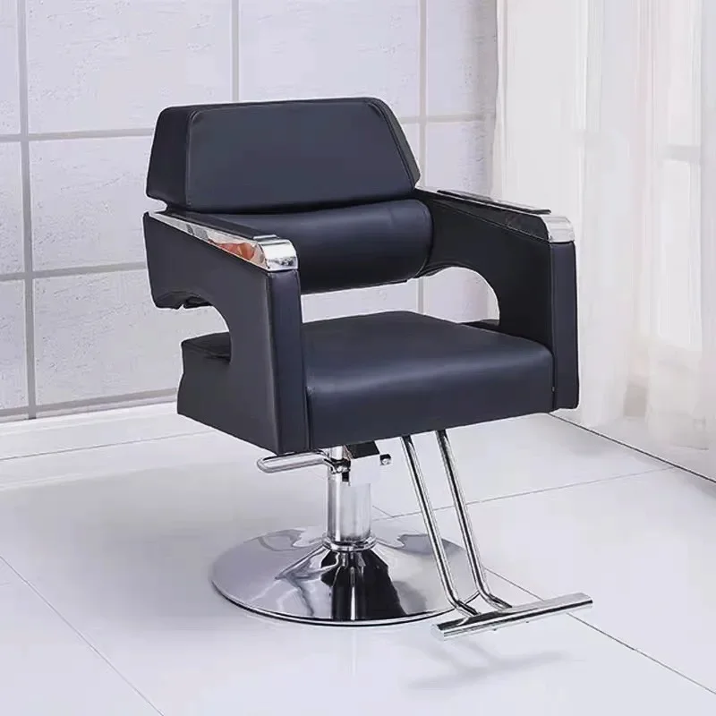 

Modern Simple Style Barber Chairs Nordic Luxury Perm Hair Dyeing Barber Chairs Professional Comfort Salon Furniture Sedie FYBC
