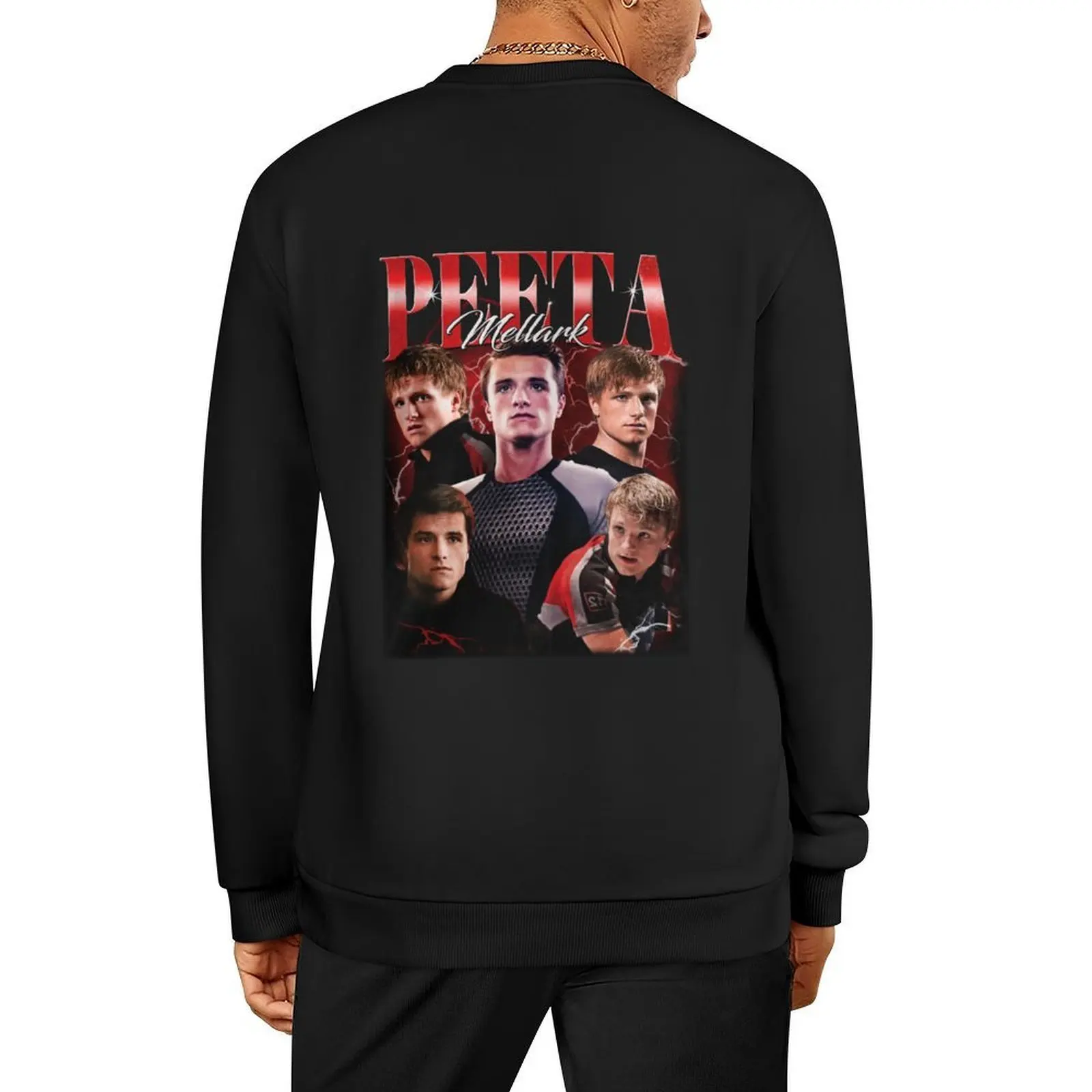 

Vintage Peeta Mellark Josh Hutcherson Pullover autumn jacket men autumn new products tracksuit men's sweat-shirt set pullover