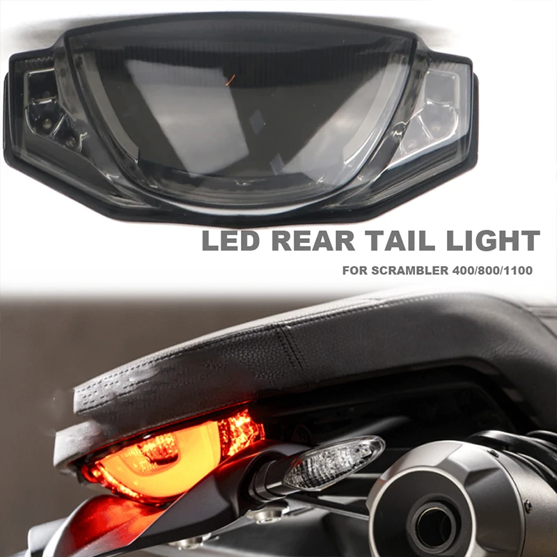 

For Ducati Scrambler 400 800 1100 Taillight Plug and Play New Motorcycle Accessories Turn Signals Rear LED Brake Tail Light