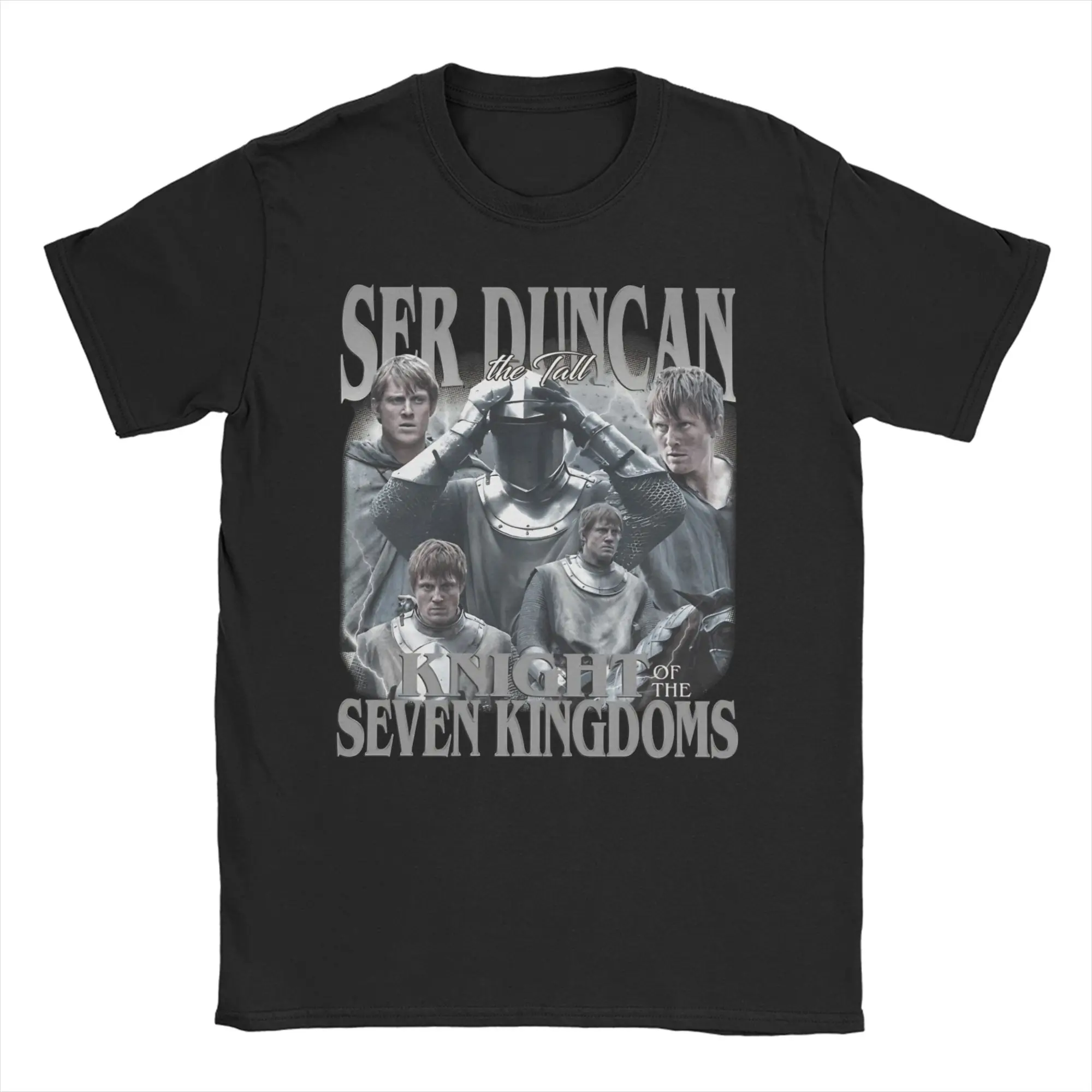 Camiseta para hombre y mujer, camiseta de algodón puro Ser Duncan the Tall, camiseta de manga corta, camiseta de un caballero de los siete reinos