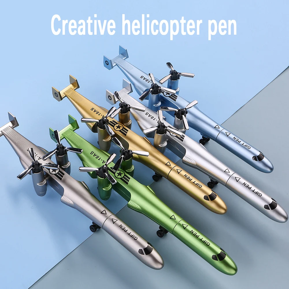 

Creative airplane neutral pen, military fighter jet, helicopter pen, student water pen, stationery
