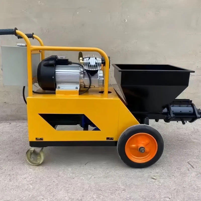 

Stucco Spray Spraying Machines Automatic Electric Plastering Plaster Machine for Wall Cement and Sand White Concrete Mortar