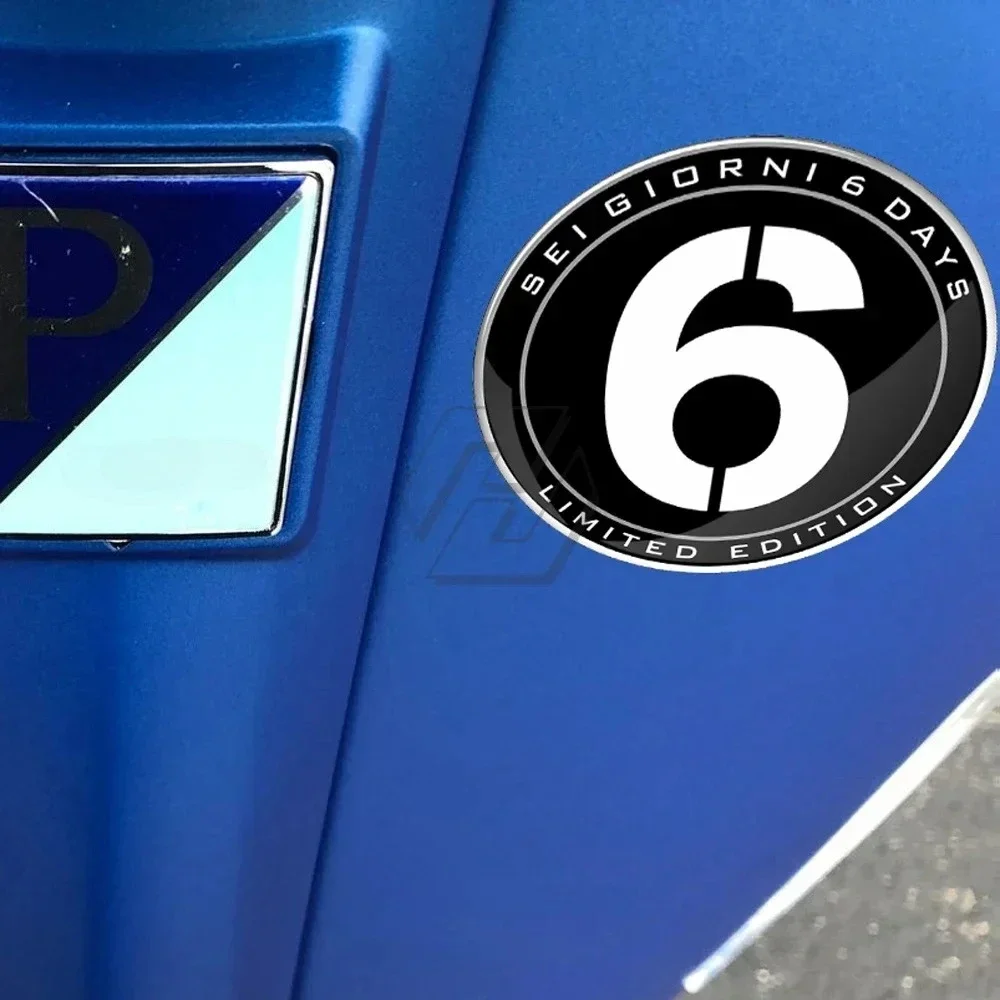 لسلسلة فيسبا 2 Sei Giorni GTS 300 250 300ie Sprint 50 150 ملحقات سكوتر رقم 6 ملصق