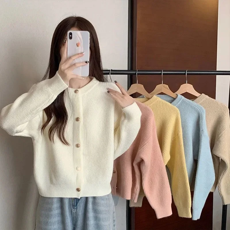 عالية الجودة ربيع الخريف س الرقبة طويلة الأكمام سترة الكشمير 100% ميرينو الصوف المرأة سترة الأساسية معطف أنيق الملابس القمم