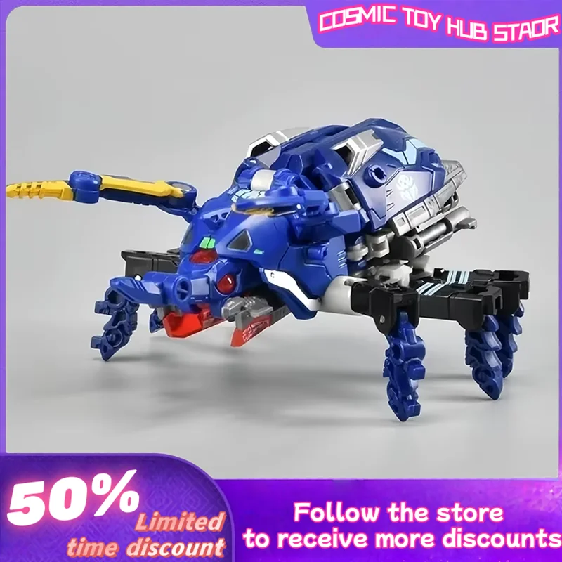 

Hot 13cm 52toys Beast Box Night Walker Beetle Transformation Toy In Stock Movable Model Trendy Handheld Collection Model Gifts