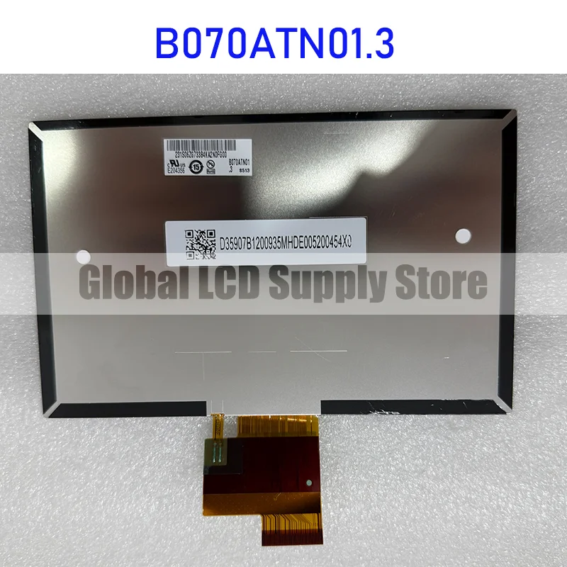 

B070ATN01.3 7,0-дюймовый TFT ЖК-экран с подсветкой Совершенно новый для Auo Tested