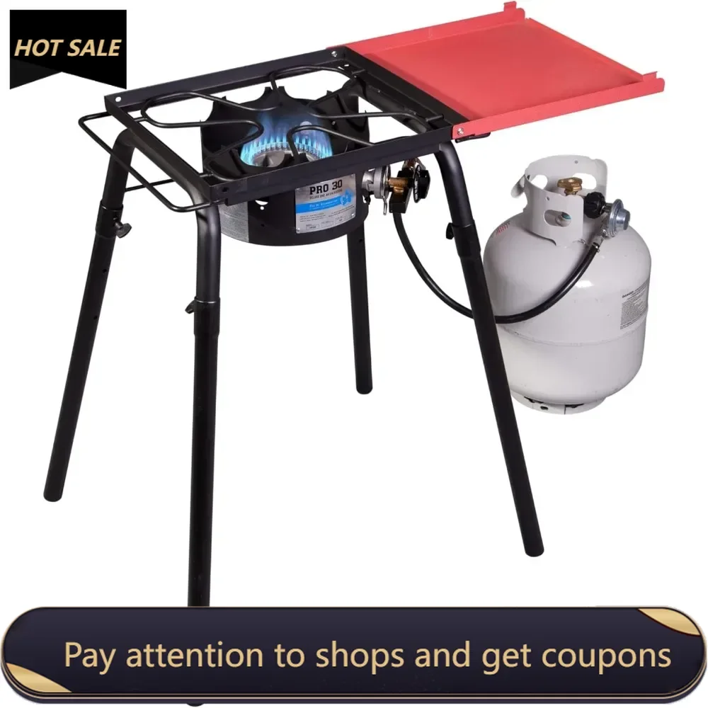 

Pro 30 Single Stove-1-Burner Camp Stove-Ultra Portable Gas Stove for Outdoor & Camping Gear-231 Sq In Cooking Area Freight free