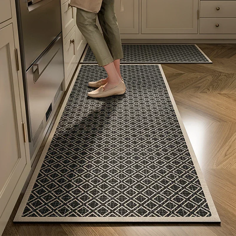 Kitchen Carpet Absorbent Floor Mats Non-slip Diatom Mud Mat Bath Laundry Room Comedor Long Strip Rug 주방 바닥 매트 Tapetes De Cocina