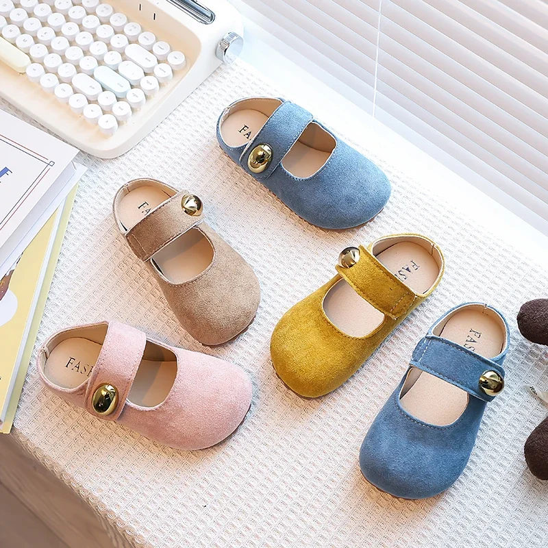 Girls Slippers Candy Color Trendy Kids Half Sandals Outdoor Non-slip Soft Sole 2025 Summer New Children Beach Shoes Korean Style