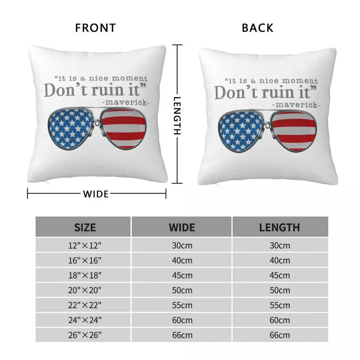 Top Gun Maverick Iceman Square Pillowcase Polyester Linen Velvet Printed Zip Decorative Pillow Case Bed Cushion Cover