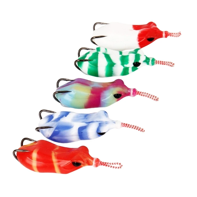 Ray Ếch Crankbait Mồi Topwater Ếch Mồi Bộ Mồi Câu Cá Có Móc