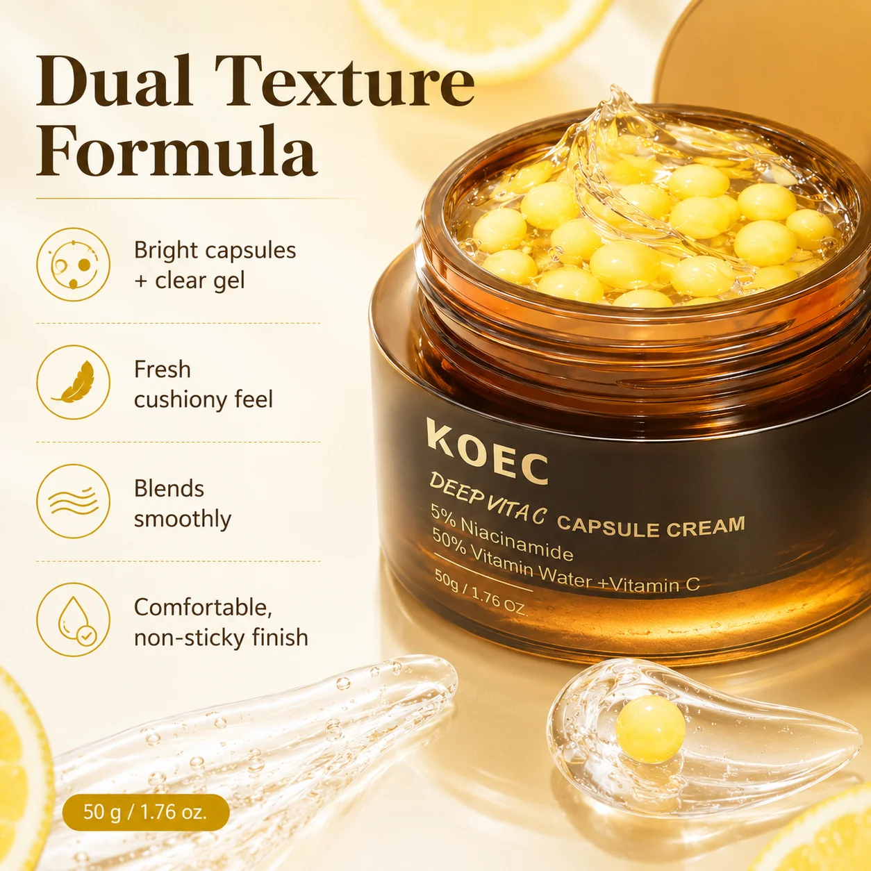 Creme em cápsulas com vitamina - Skincare Niacinamide avaliação e preço