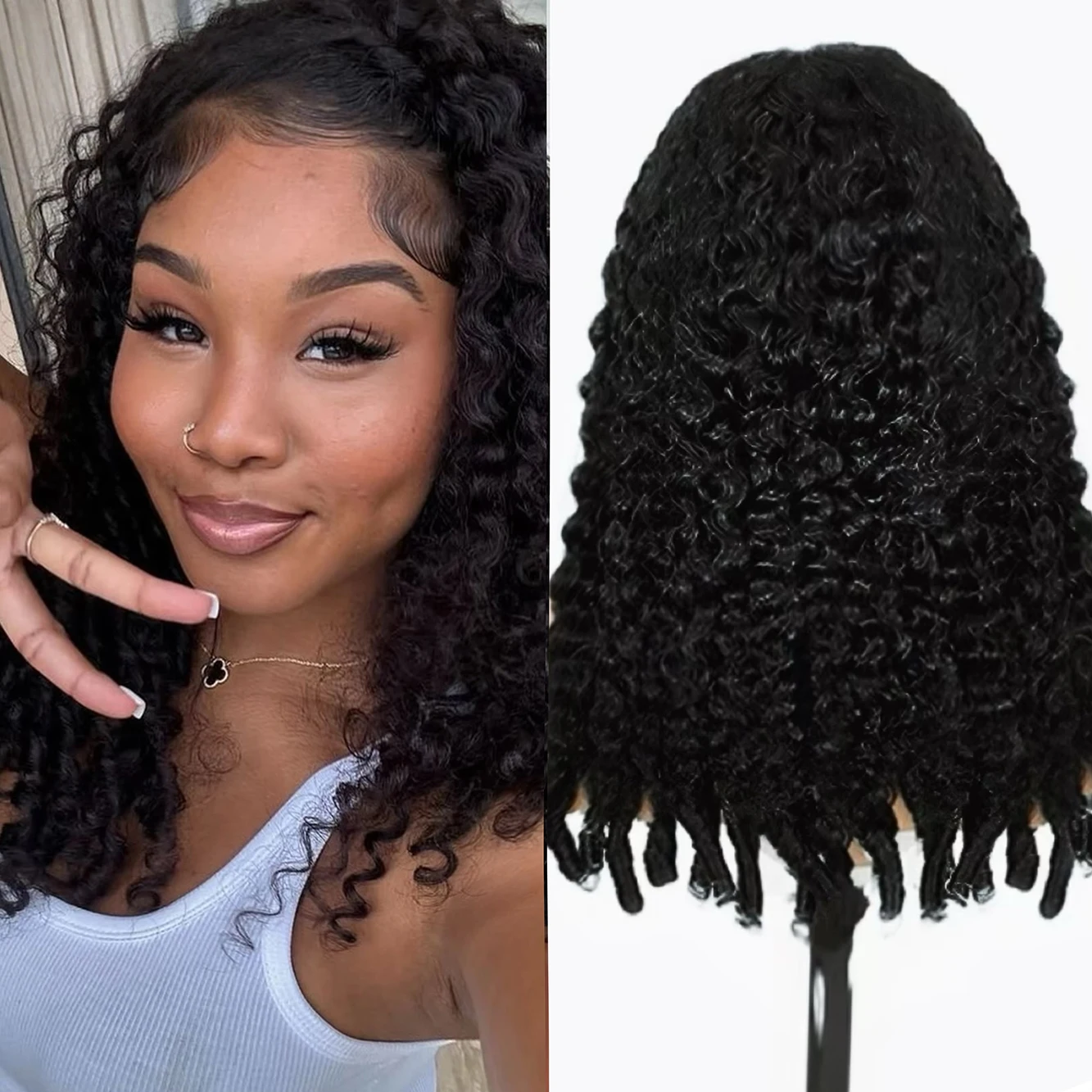 

42 44-дюймовый бирманский вьющийся парик 200 Плотность натуральных темных человеческих волос 13x6 Hd Парик фронта шнурка Бразильские волосы 13x4 7x6 HD Парик шнурка