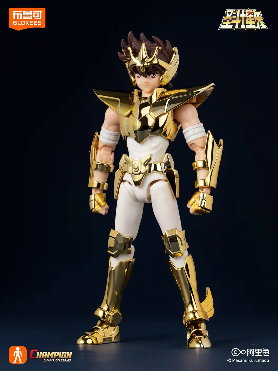 In Stock BLOKEES Virgo Shaka Pisces Aphrodite Andromeda Cygnus Hyoga EX Gold Saint Seiya Assembled Model Toys CHAMPION CLASS