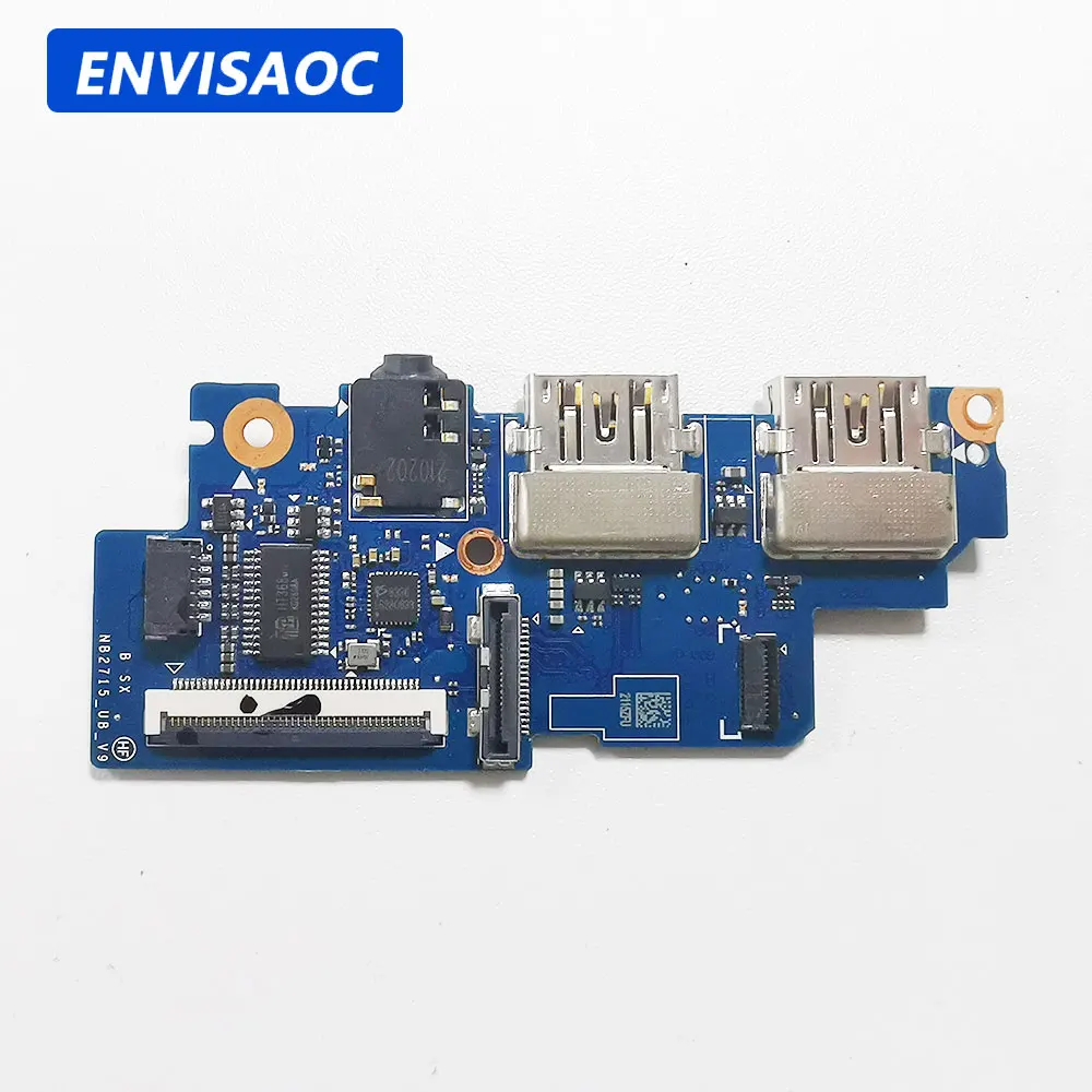 For HUAWEI MateBook D16 HVY-WAP9 2021 2022 Laptop USB Jack Headphone Audio interface Board NB2715_UB_V9 NB5533_UB_V3