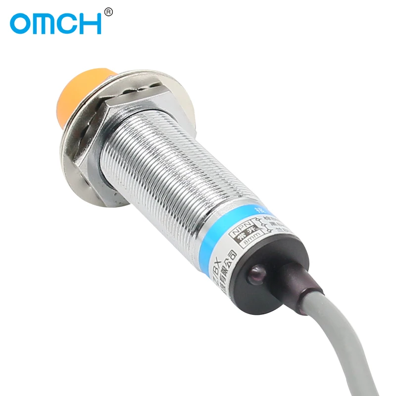 OMCH M18 Inductive Proximity Sensor Switch Detection PNP NPN NO/NC DC 6V-36V detection range  5mm 8mm