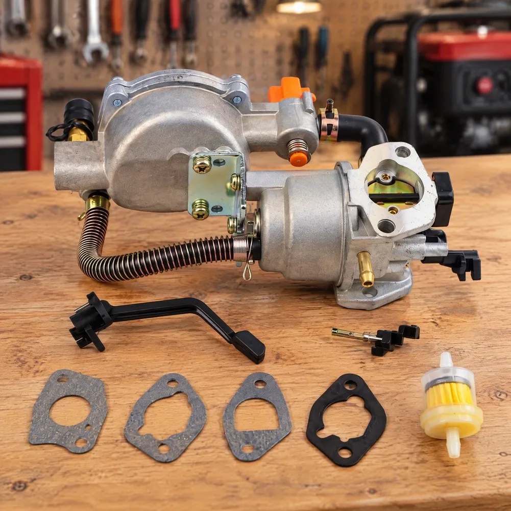 Dual Fuel Carburetor LPG-Conversion Kit For GX200 168F 170F Generator Engine 3KW Gas To Liquid Petroleum Gas Adapter Accessory