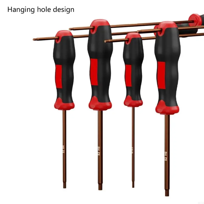 M17D Alloy Steel Hexagonal Screwdriver Set With Tip & Nonslip Ergonomic Handle Suitable For Professional Repair