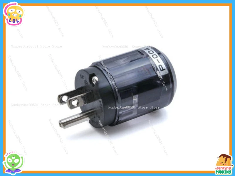 

P-004 C-004 Copper Power Connector Platinum Plated HiFi Audio DIY AC Plug IEC