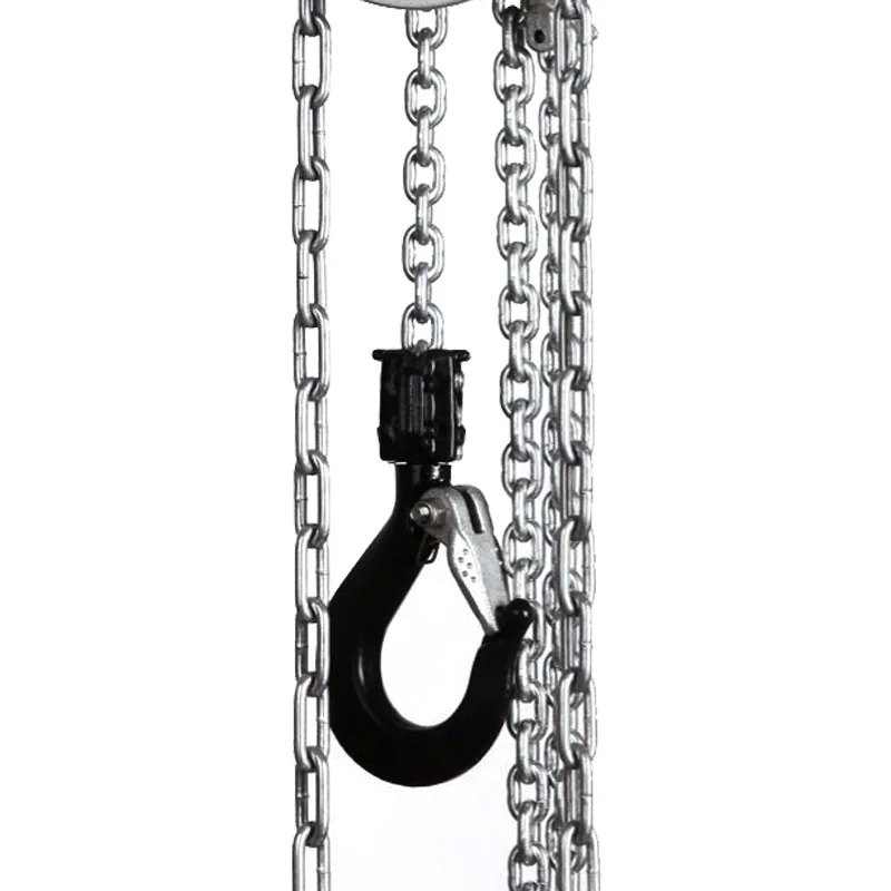 250KG Hand Chain Hoist Hook Mount Aluminum Alloy Mini Compact Type Wear Resistance Hand Cranked Block