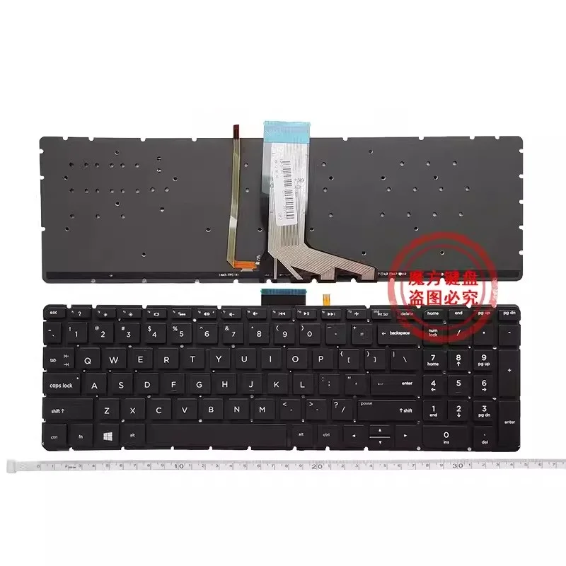 New US Keyboard for HP 15-AB 15-AK 15-AU 15-BC TPN-Q159 C122 Q172 Q173 Q162 Laptop Backlight Keyboard Black