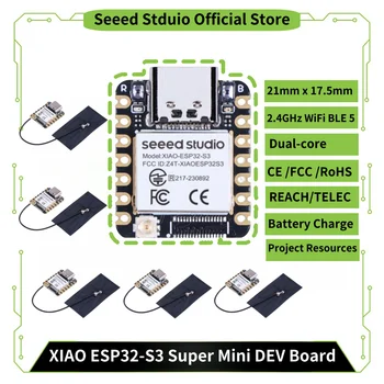 ESP32S3 ミニ開発ボード Seeed Studio XIAO esp32s3 - 2.4GHz Wi-Fi、BLE 5.0、デュアルコア、バッテリー充電、電力効率