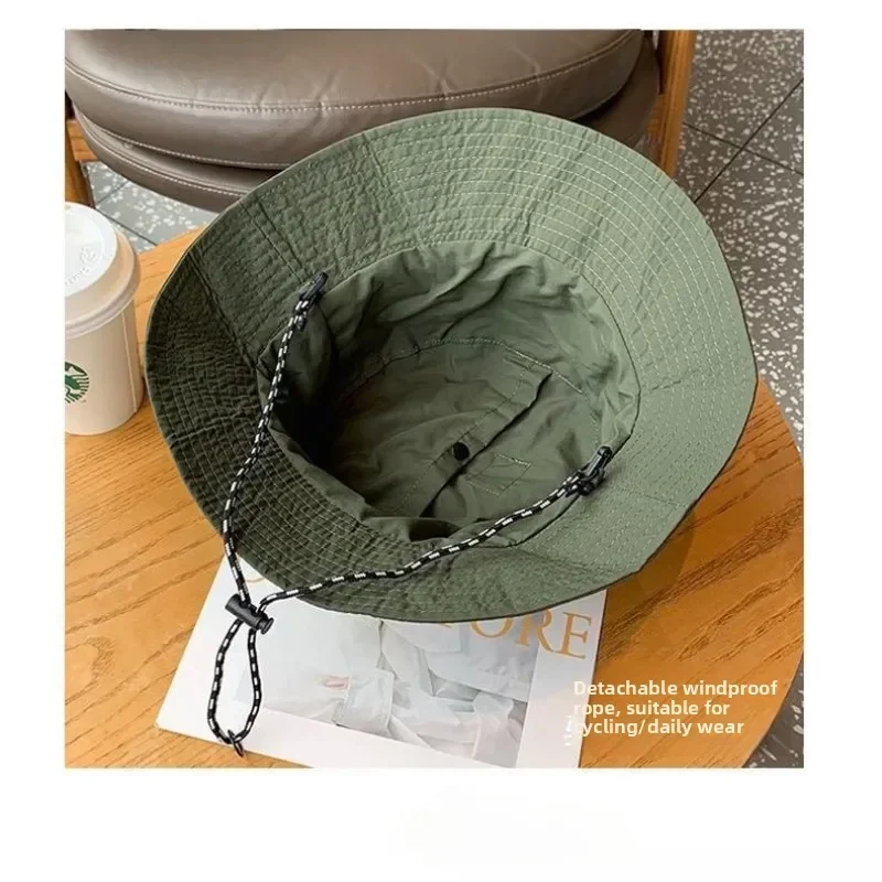 Waterproof Summer Cowboy Hat Quick Drying Thin Fisherman Style Sun Protection Basin Hat for Outdoor Hiking