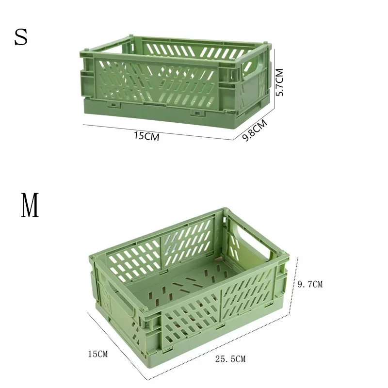 Plastikowe kosze na składane miejsce do przechowywania przenośne składane pudełko typu Organizer do przechowywania dekoracja stołu zabawki do